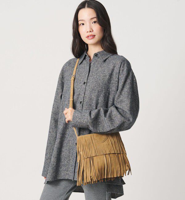 BEAUTY&YOUTH UNITED ARROWS「＜MOHI...＞スエード フリンジ ショルダーバッグ」|ショルダー・メッセンジャー|