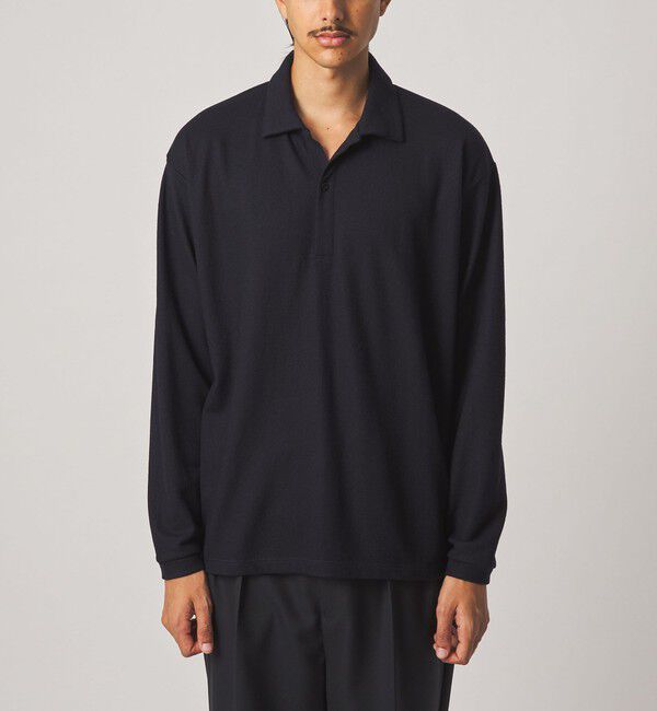 STEVEN ALAN「＜Steven Alan＞ ミルド ウール 1B スキッパー」|ポロシャツ|