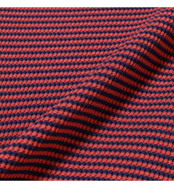 BEAMSBOY「【別注】Healthknit / ワッフル ボーダー Tシャツ」|Tシャツ・カットソー|