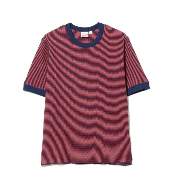 BEAMSBOY「【別注】Healthknit / ワッフル ボーダー Tシャツ」|Tシャツ・カットソー|