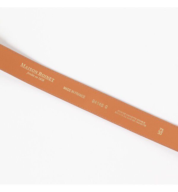 BEAMS SELECTION for WOMEN「MAISON BOINET / カーフレザーベルト 28mm」|ベルト|