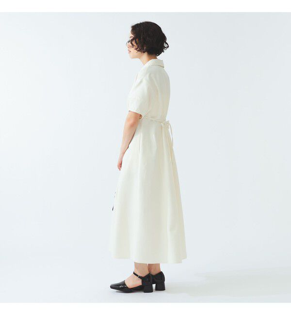 Ray BEAMS 「ハーフ ジップ シャツ ワンピース」|ワンピース|
