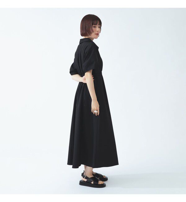 Ray BEAMS 「ハーフ ジップ シャツ ワンピース」|ワンピース|
