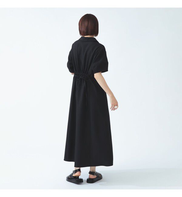 Ray BEAMS 「ハーフ ジップ シャツ ワンピース」|ワンピース|
