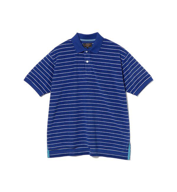 BEAMS PLUS「Pile Polo Stripe」|ポロシャツ|