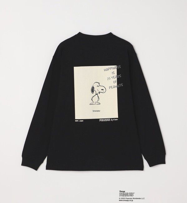 SHIPS any「SHIPS any: SNOOPY コラボ 75th グラフィック プリント Tシャツ(ロンT)◆」|Tシャツ・カットソー|