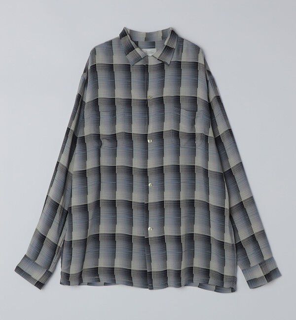 SHIPS「TOWNCRAFT: 60 LOOP COLLER SHIRT」|シャツ・ブラウス|グレー