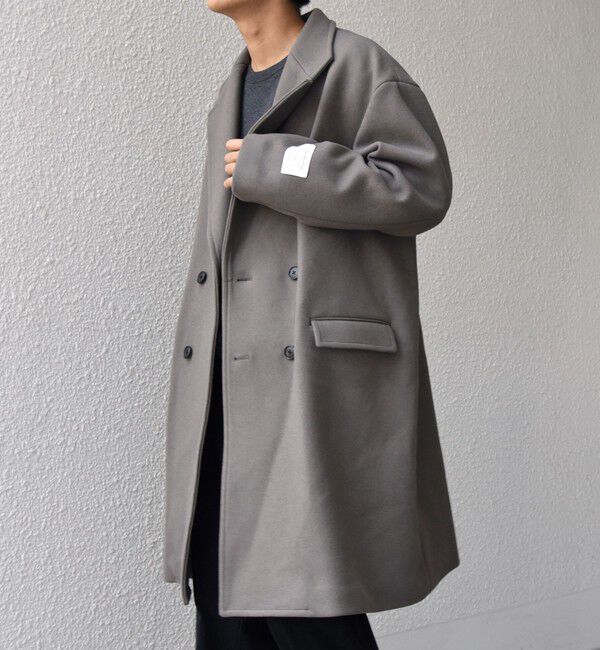 SHIPS any「PURE WOOL MELTON ダブル チェスターコート 26AW◆」|チェスターコート|