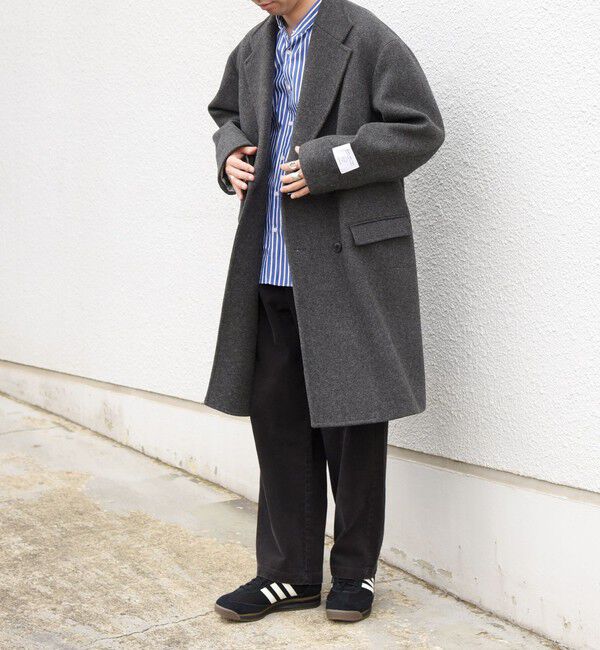 SHIPS any「PURE WOOL MELTON ダブル チェスターコート 26AW◆」|チェスターコート|