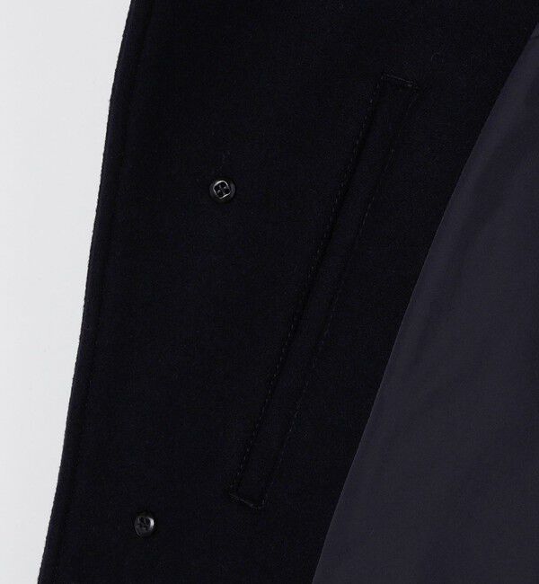 SHIPS any「PURE WOOL MELTON シングル Pコート 26AW◆」|ピーコート|