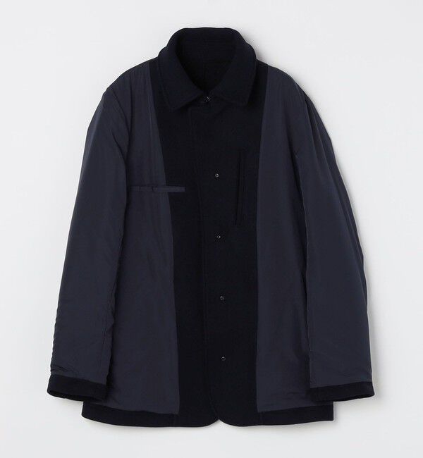 SHIPS any「PURE WOOL MELTON シングル Pコート 26AW◆」|ピーコート|