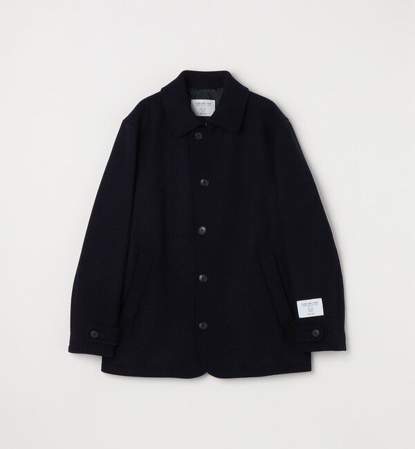 SHIPS any「PURE WOOL MELTON シングル Pコート 26AW◆」|ピーコート|