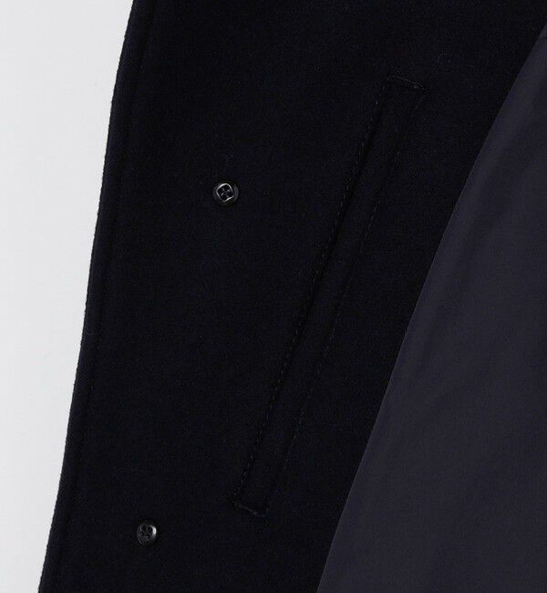 SHIPS any「PURE WOOL MELTON シングル Pコート 26AW◆」|ピーコート|