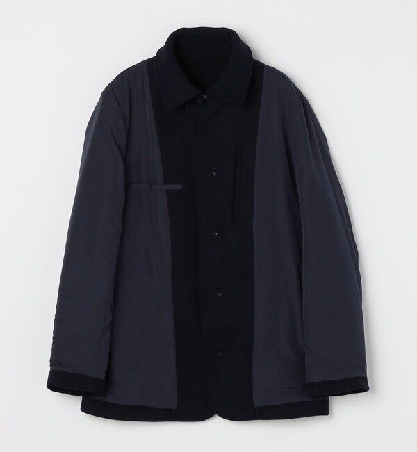 SHIPS any「PURE WOOL MELTON シングル Pコート 26AW◆」|ピーコート|