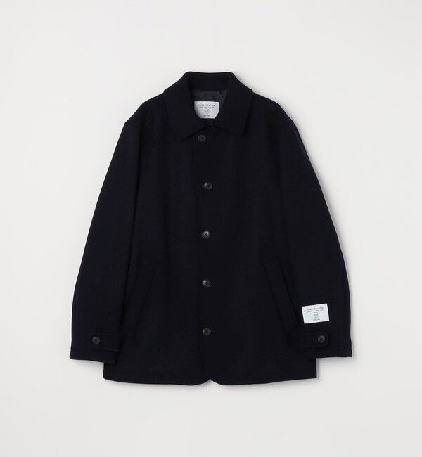 SHIPS any「PURE WOOL MELTON シングル Pコート 26AW◆」|ピーコート|