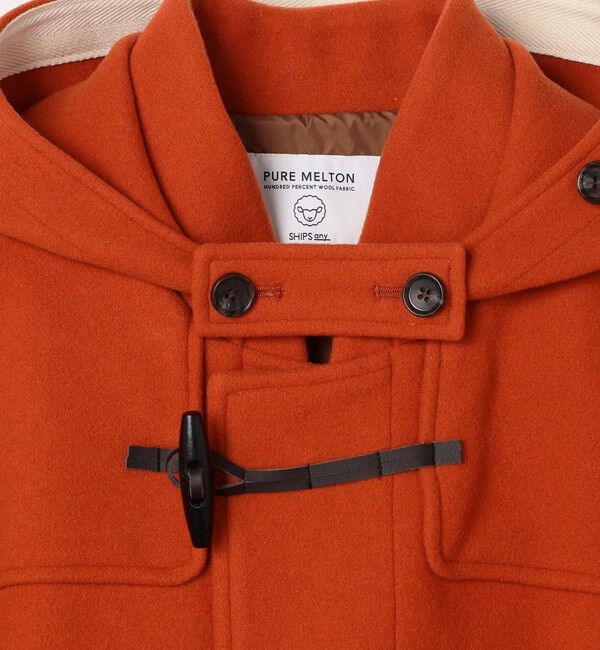 SHIPS any「PURE WOOL MELTON ダッフル コート 26AW◆」|ダッフルコート|