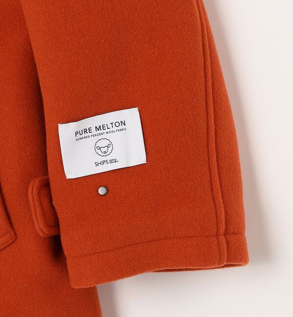 SHIPS any「PURE WOOL MELTON ダッフル コート 26AW◆」|ダッフルコート|