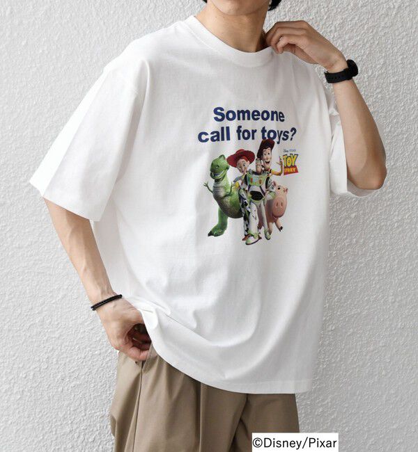 SHIPS any「SHIPS any:〈洗濯機可能〉TOYSTORY/トイ・ストーリー/ メッセージ プリント ロゴ Tシャツ」|Tシャツ・カットソー|