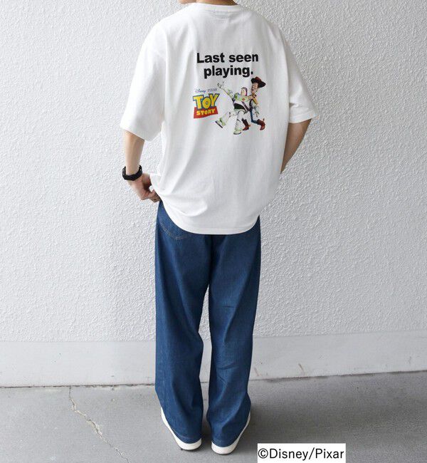 SHIPS any「SHIPS any:〈洗濯機可能〉TOYSTORY/トイ・ストーリー/ メッセージ プリント ロゴ Tシャツ」|Tシャツ・カットソー|