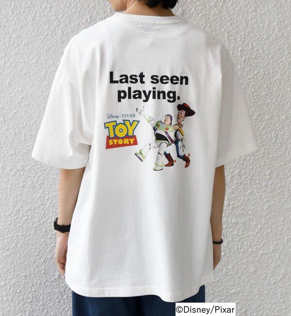 SHIPS any「SHIPS any:〈洗濯機可能〉TOYSTORY/トイ・ストーリー/ メッセージ プリント ロゴ Tシャツ」|Tシャツ・カットソー|