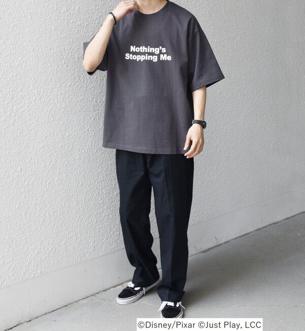 SHIPS any「SHIPS any:〈洗濯機可能〉TOYSTORY/トイ・ストーリー/ メッセージ プリント ロゴ Tシャツ」|Tシャツ・カットソー|