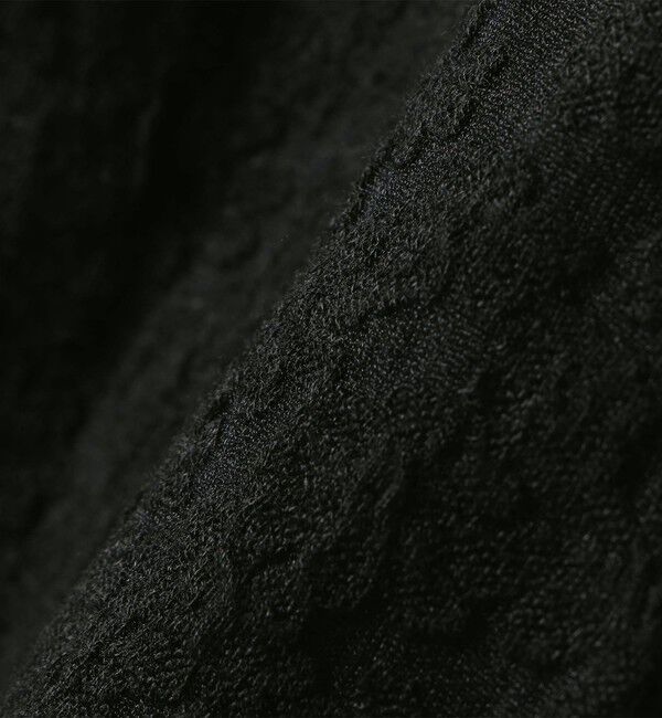 quaranciel「quaranciel:〈洗濯機可能〉シアー フラワー ジャカード コンパクト プルオーバー」|Tシャツ・カットソー|