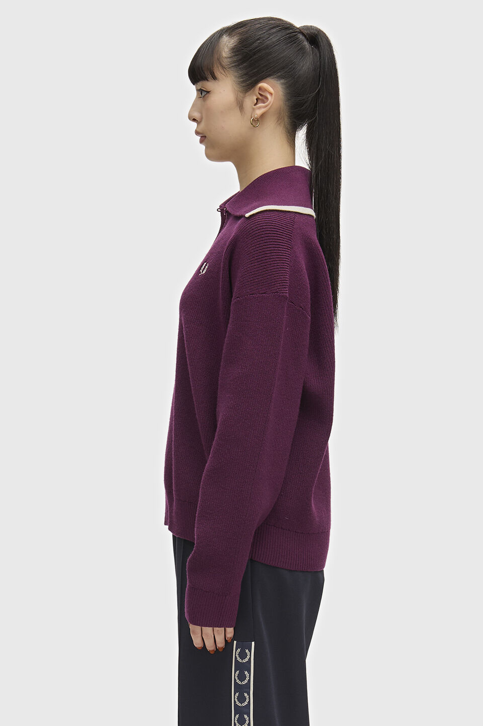 FRED PERRY 「FRED PERRY／Wide Collar Knitted Shirt／ワイドカラーニットシャツ」|ポロシャツ|