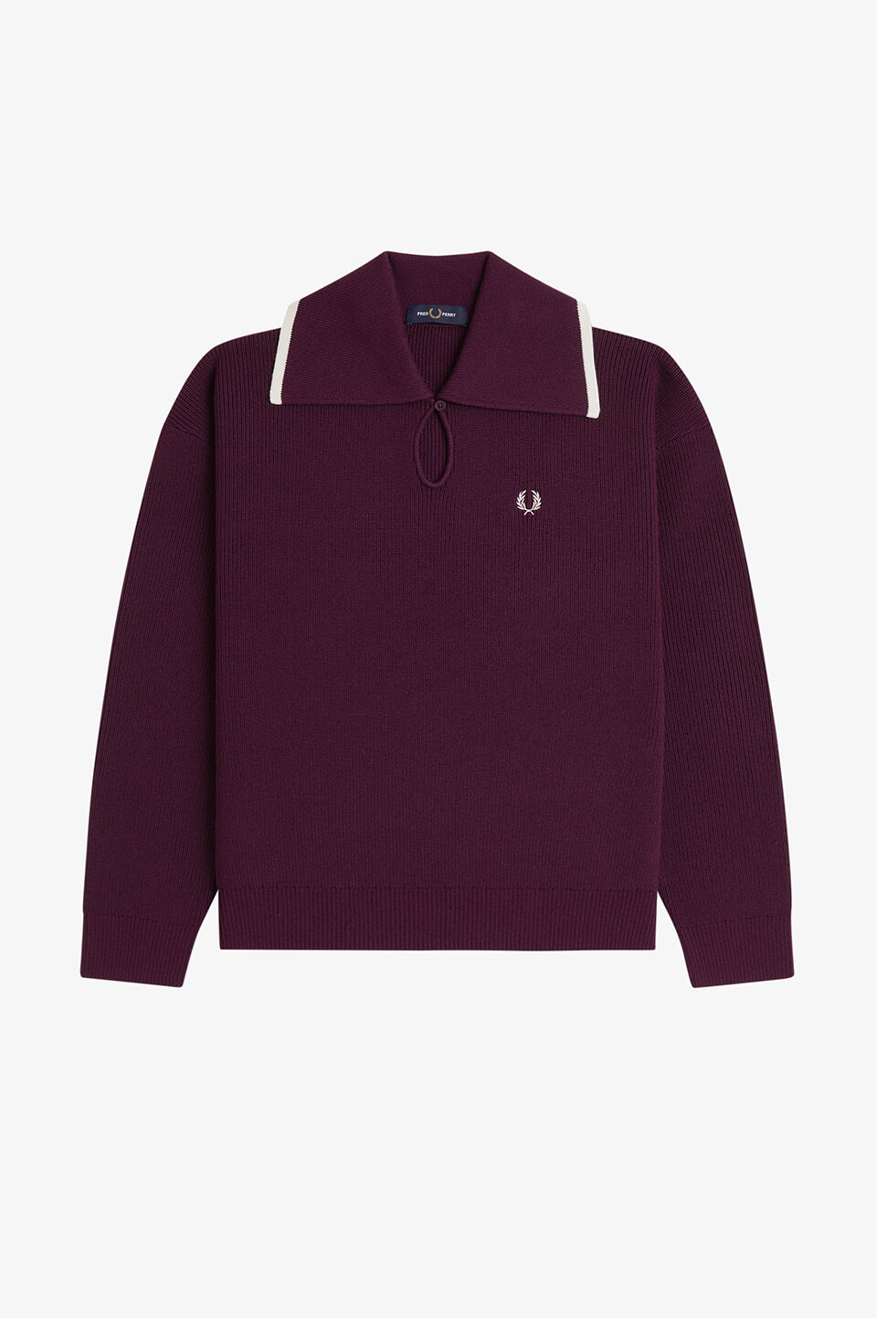 FRED PERRY 「FRED PERRY／Wide Collar Knitted Shirt／ワイドカラーニットシャツ」|ポロシャツ|
