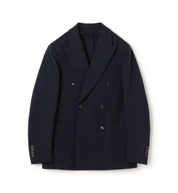 TOMORROWLAND MENS「ウールナイロン ダブルブレステッド6Bジャケット DONDI」|テーラードジャケット|69 ネイビー