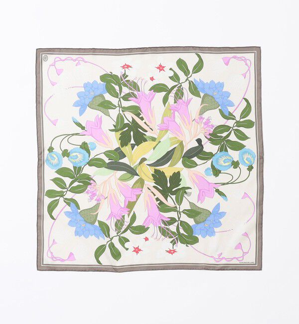 TOMORROWLAND GOODS「ATELIER TOMORROW FLOWER シルクスカーフ」|バンダナ・スカーフ|