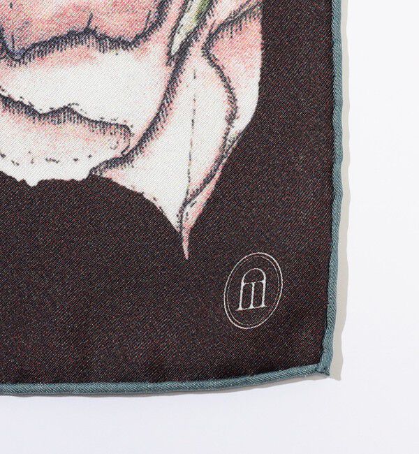 TOMORROWLAND GOODS「ATELIER TOMORROW DOUBLE FLOWER シルクスカーフ」|バンダナ・スカーフ|