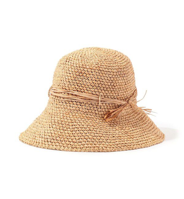 TOMORROWLAND GOODS「KIJIMA TAKAYUKI RAFFIA BOWLER HAT ラフィアハット」|ハット|45 キャメル