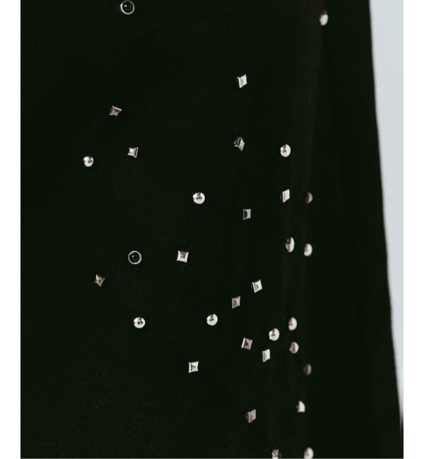 JOINT WORKS「Knuth Marf / クヌースマーフ studded draped denim pants」|デニム|