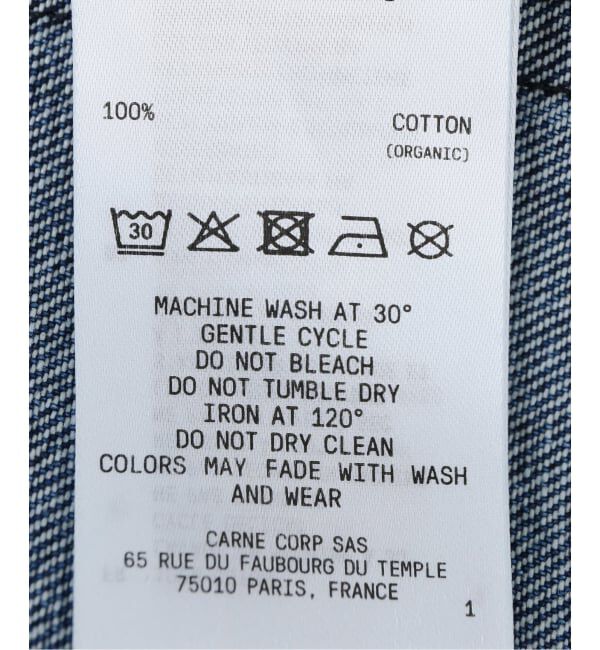 JOINT WORKS「Carne Bollente / カルネボレンテ Love Pants Live On - Jeans」|デニム|