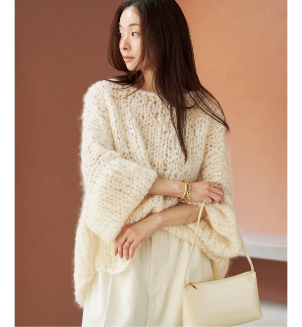 Plage「《追加予約》HAND KNIT ジャンボタム プルオーバー 2」|ニット・セーター|