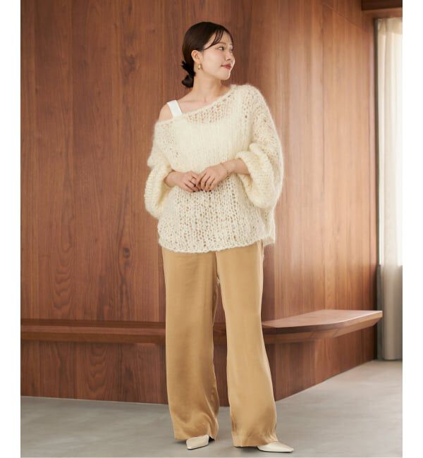 Plage「《追加予約》HAND KNIT ジャンボタム プルオーバー 2」|ニット・セーター|