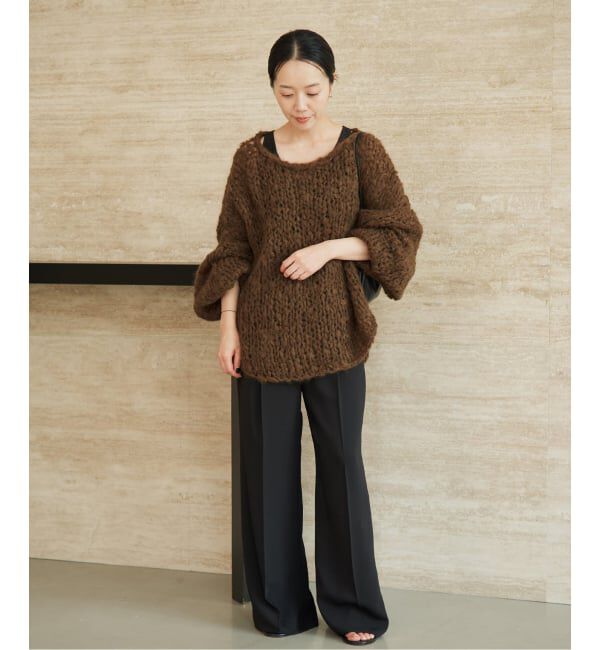 Plage「《追加予約》HAND KNIT ジャンボタム プルオーバー 2」|ニット・セーター|