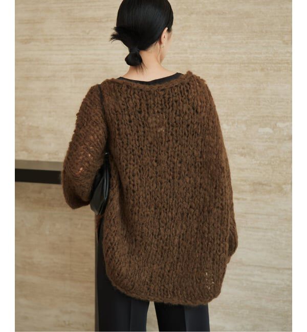Plage「《追加予約》HAND KNIT ジャンボタム プルオーバー 2」|ニット・セーター|
