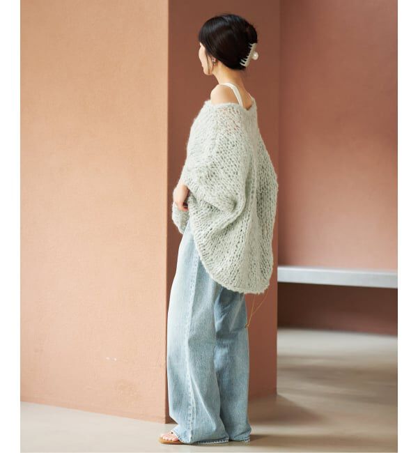 Plage「《追加予約》HAND KNIT ジャンボタム プルオーバー 2」|ニット・セーター|