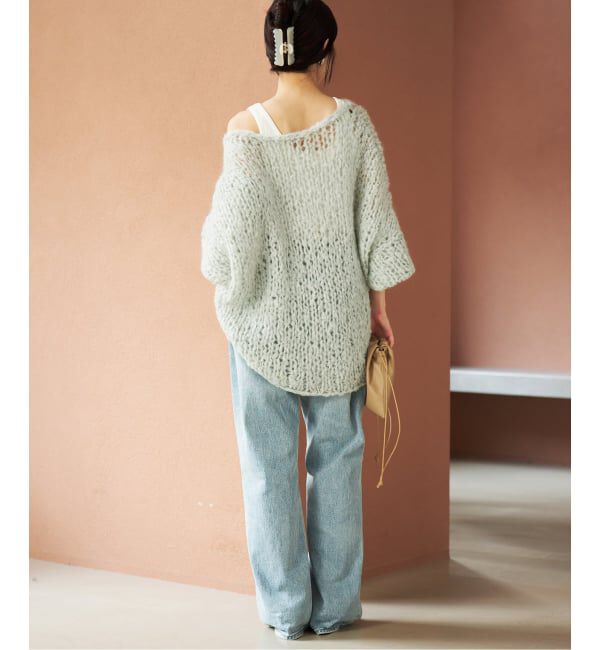 Plage「《追加予約》HAND KNIT ジャンボタム プルオーバー 2」|ニット・セーター|