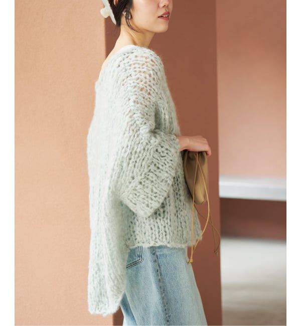Plage「《追加予約》HAND KNIT ジャンボタム プルオーバー 2」|ニット・セーター|