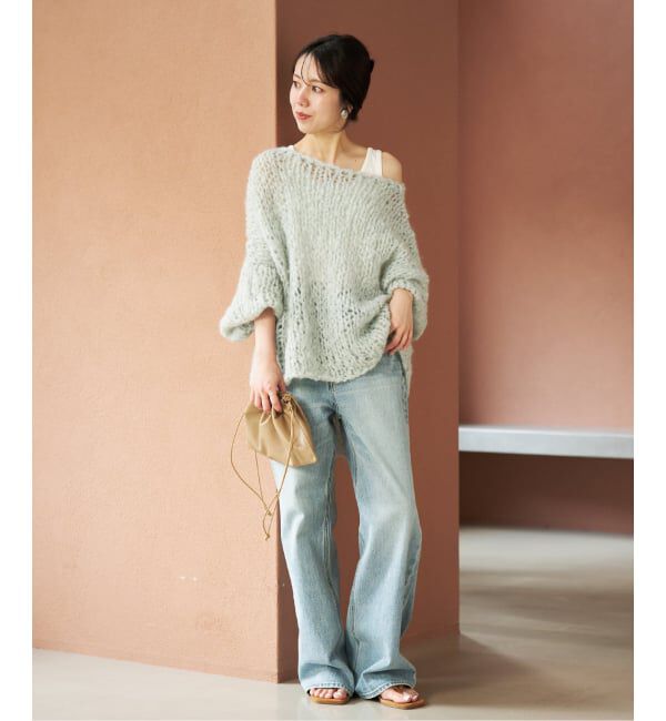 Plage「《追加予約》HAND KNIT ジャンボタム プルオーバー 2」|ニット・セーター|