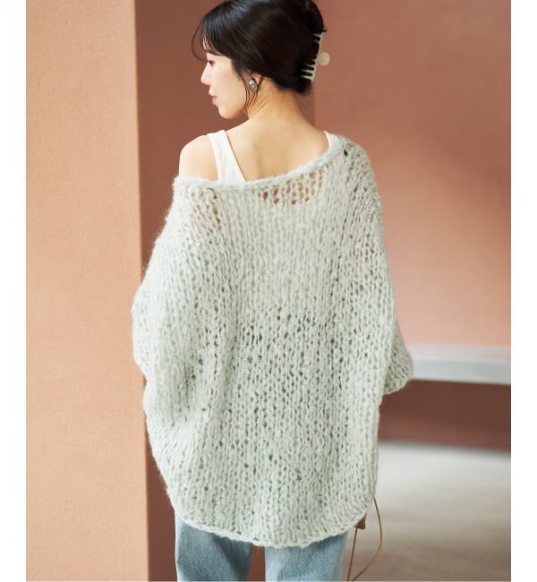 Plage「《追加予約》HAND KNIT ジャンボタム プルオーバー 2」|ニット・セーター|