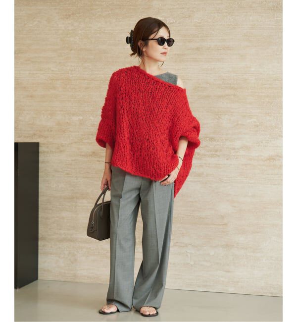 Plage「《追加予約》HAND KNIT ジャンボタム プルオーバー 2」|ニット・セーター|