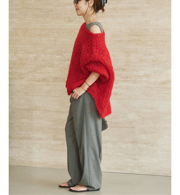 Plage「《追加予約》HAND KNIT ジャンボタム プルオーバー 2」|ニット・セーター|