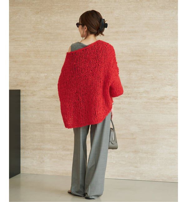 Plage「《追加予約》HAND KNIT ジャンボタム プルオーバー 2」|ニット・セーター|