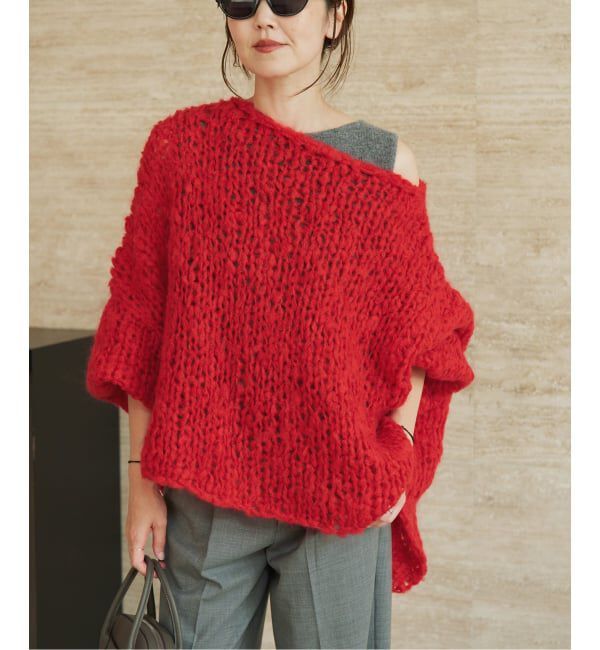 Plage「《追加予約》HAND KNIT ジャンボタム プルオーバー 2」|ニット・セーター|
