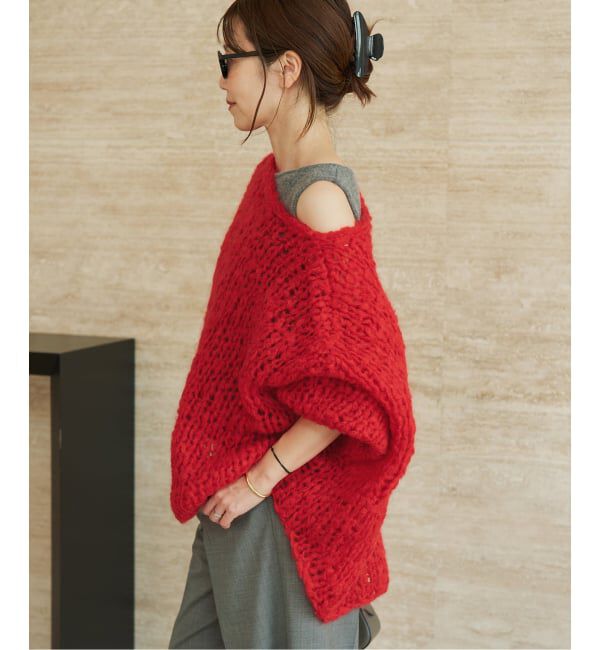 Plage「《追加予約》HAND KNIT ジャンボタム プルオーバー 2」|ニット・セーター|