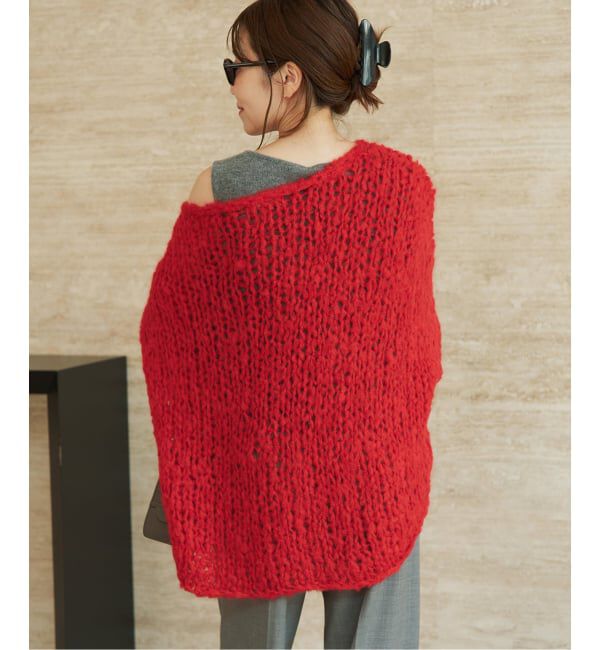 Plage「《追加予約》HAND KNIT ジャンボタム プルオーバー 2」|ニット・セーター|