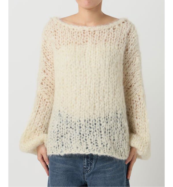 Plage「《追加予約》HAND KNIT ジャンボタム プルオーバー 2」|ニット・セーター|